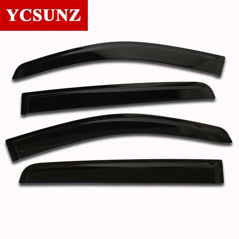 Door Window Deflectors Visor For Ford Ranger Wildtrak T6 T7 T8 2012 2013 2014 2015 Pickup Truck