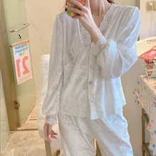 

Velvet Womens Pajamas Negligee Lace Pyjama Nightwear Set V Neck Tops Pants Pyjamas Loungewear Sleepwear Home Suit Clothes