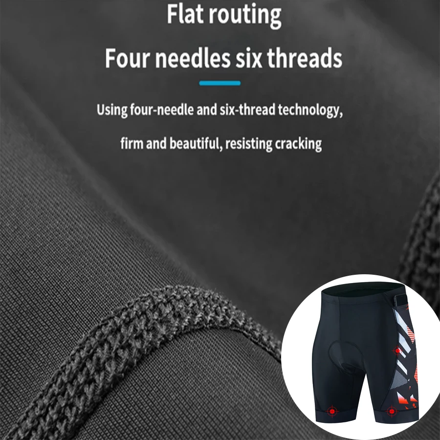 Summer Men's Cycling Shorts Coolmax Gel Pad Triathlon Leggings 3 Pocket Mountain Bike Riding Uniforms multi pocket shorts fitness training shorts cycling gel pad