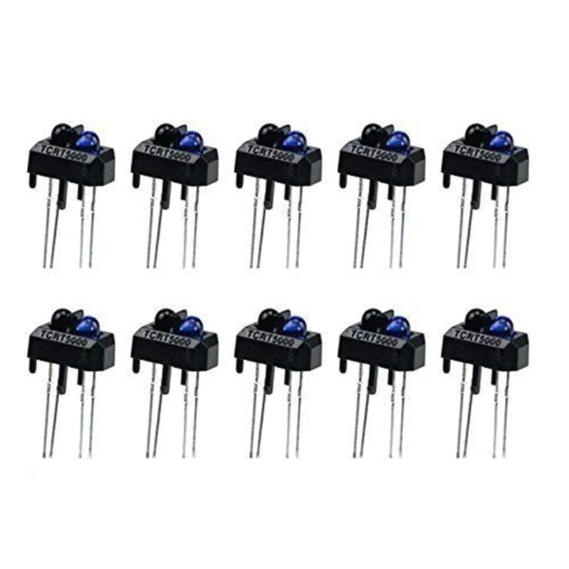 

10Pcs TCRT5000L TCRT5000 Photoelectric Sensors Reflective Optical Sensor With Transistor Output Infrared For Tracking