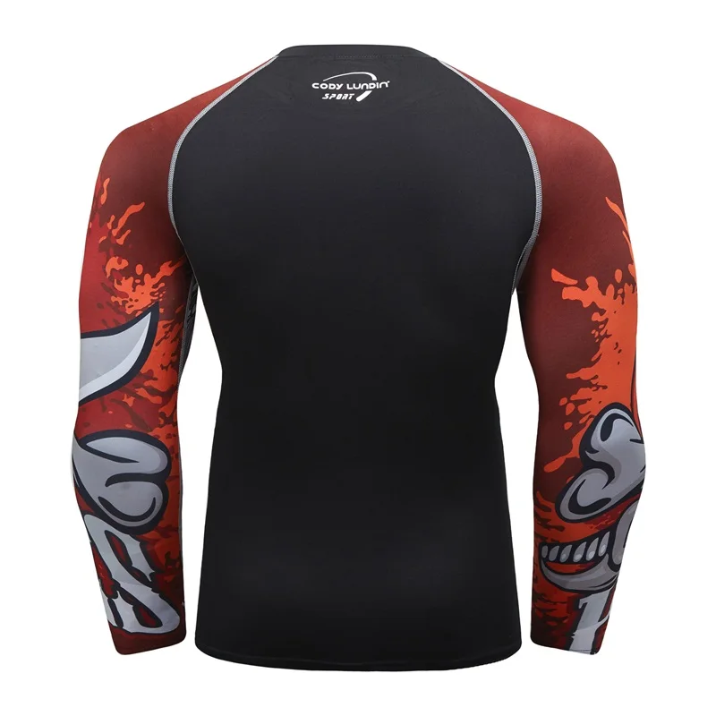 Sports Apparel Mens T Shirt Rashguard Compression Boxing Running Jerseys Yoga Fitness MMA BJJ Tights Muay Thai GMY Brand Clothing
