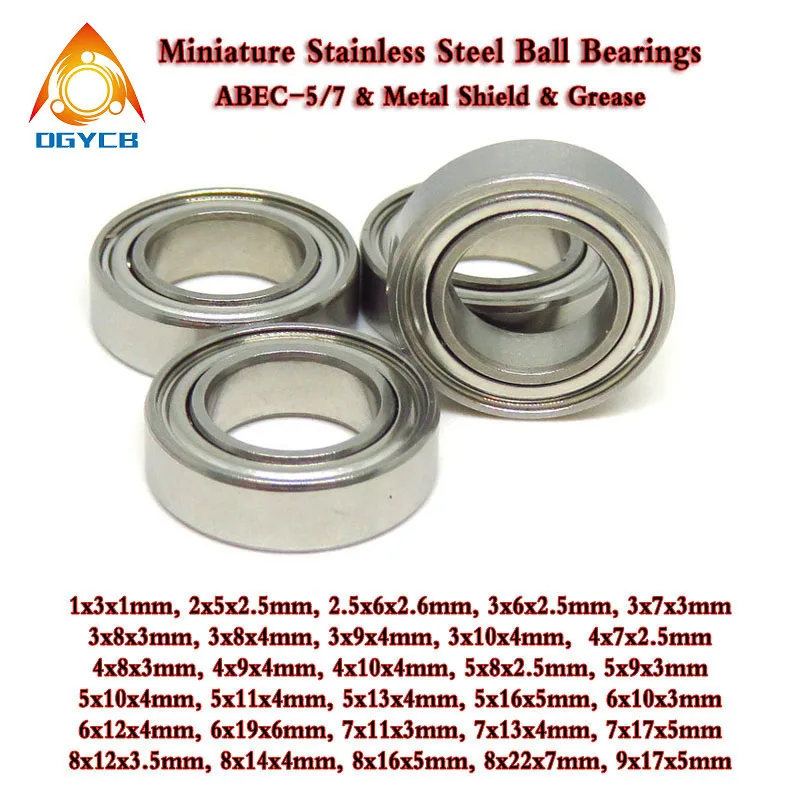 

1pcs SMR148ZZ Bearing 8x14x4 mm ABEC-5 440C Roller Stainless Steel 8*14*4 mm SMR148Z SMR148 Z ZZ L-1480ZZ Ball Bearings