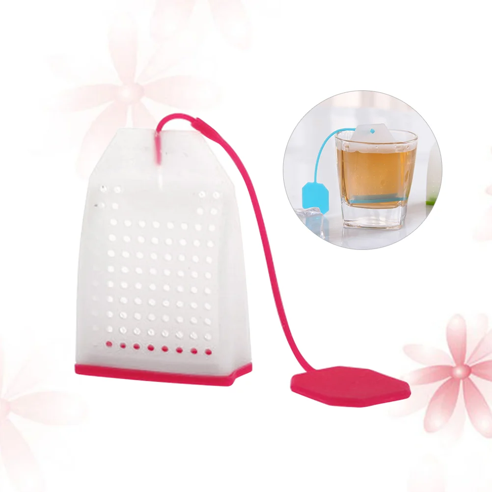 Tea Infuser Silicone Tea Infuser Reusable Filters Loose Leaf Kitchen Dining Bar Teapots Mugs Party Gifts