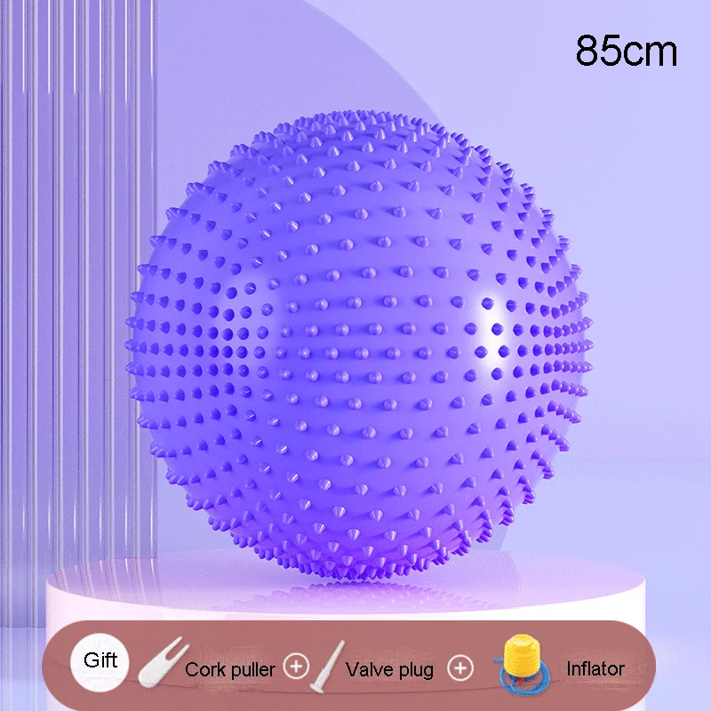 Yoga Ball Pvc Thick Yoga Fitness Ball Set Sports Smooth And Point Massage 45-95cm Home Fitness Equipment