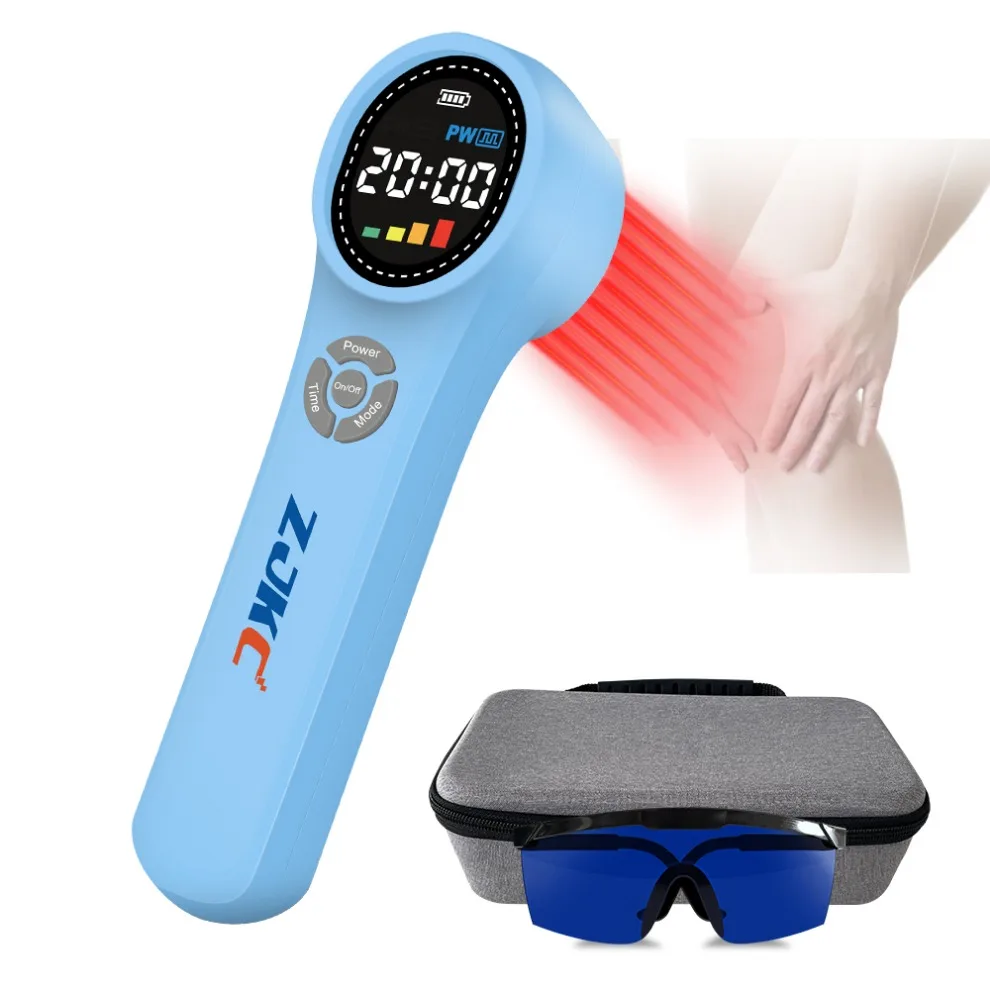 

ZJKC 980nm 810nm 660nm Low Level Cold Laser Therapy Device for Arthritis Pain Relief Ligh Physiotherapy Body Massager Home Use