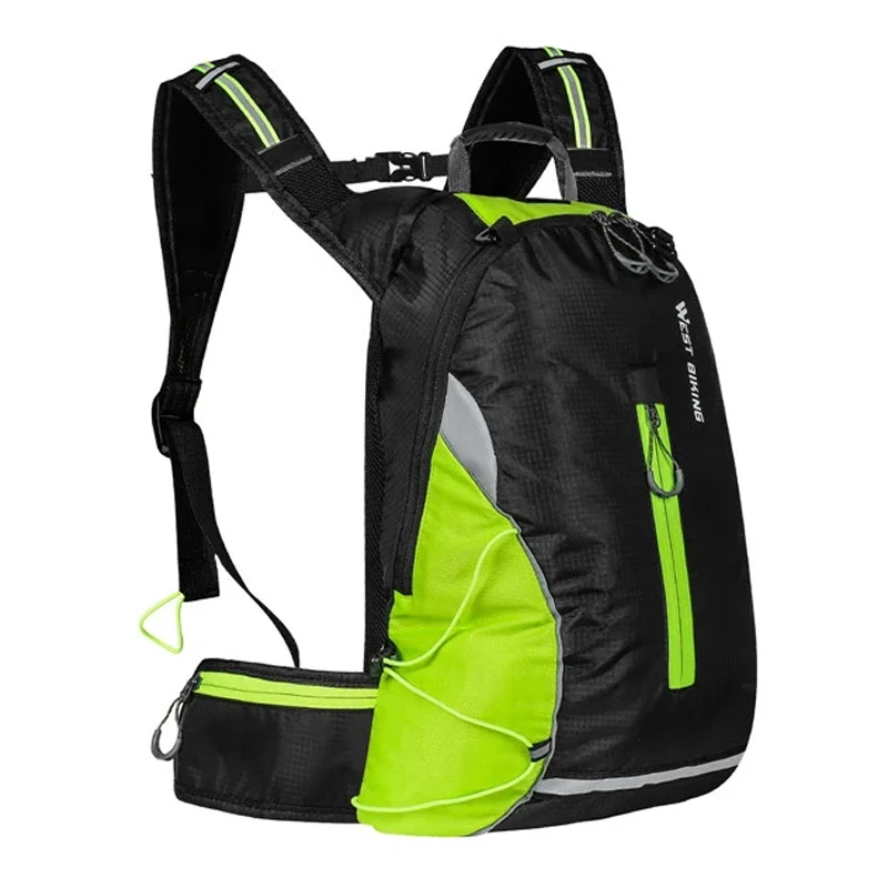 

WEST BIKING 16L велосипедный рюкзак, портативная дышащая Ультралегкая велосипедная сумка, уличная спортивная сумка для альпинизма, путешествий, пешего туризма