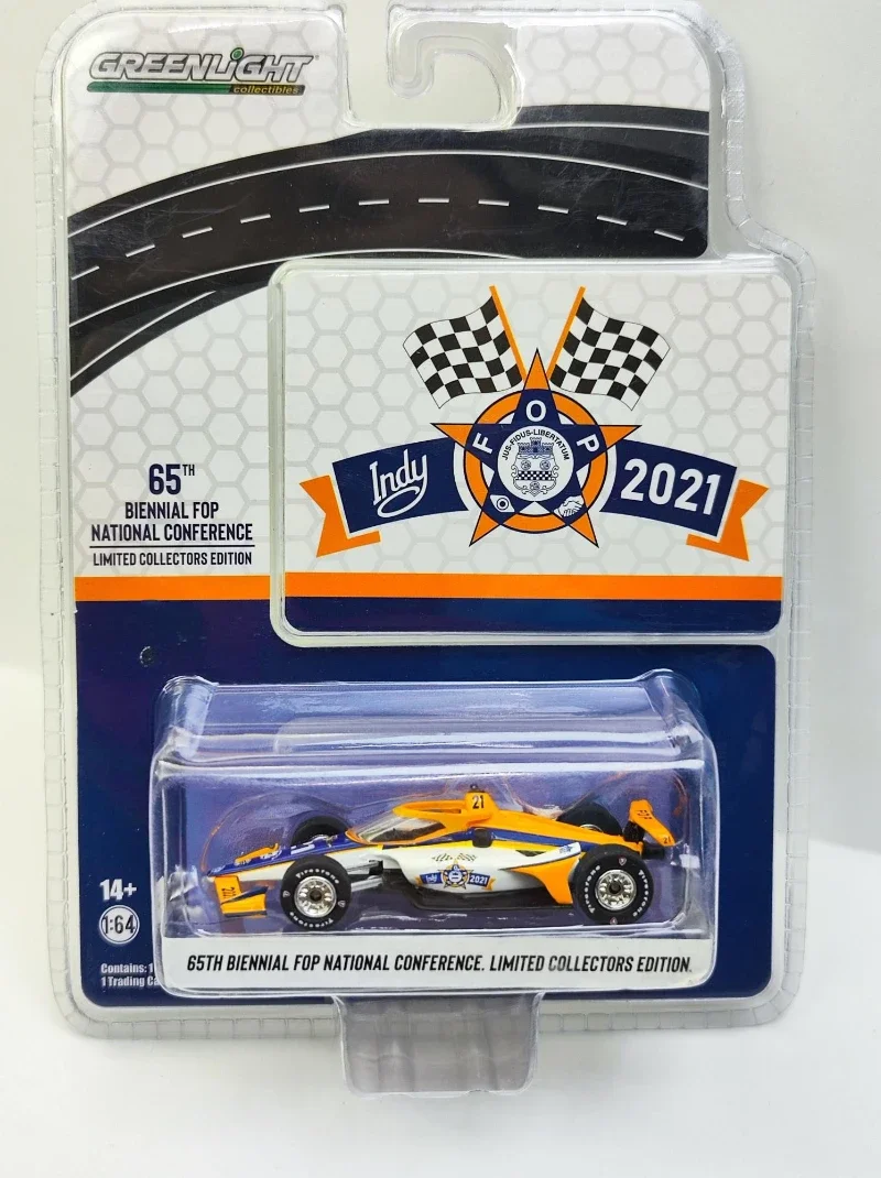 BIENNIAL FOP National Conference. Limited Collectors Edition IndyCar 시리즈 다이캐스트 합금 모델 자동차 장난감, 모델 1:64 2021, 65TH