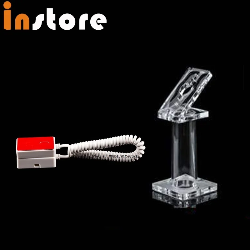 10 Pcs Security Display Stand For Cellphone Smart Phone,Acrylic Material, Retail Anti-Theft Display Stands Without Alarm