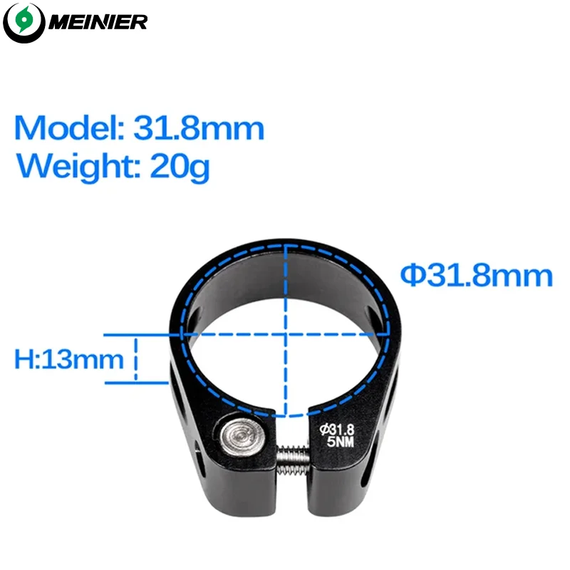 Bike Seatpost Clamp Bike Seatpost Aluminum Alloy 31.8/34.9/37mm Mountain Bike Seatpost Clamp