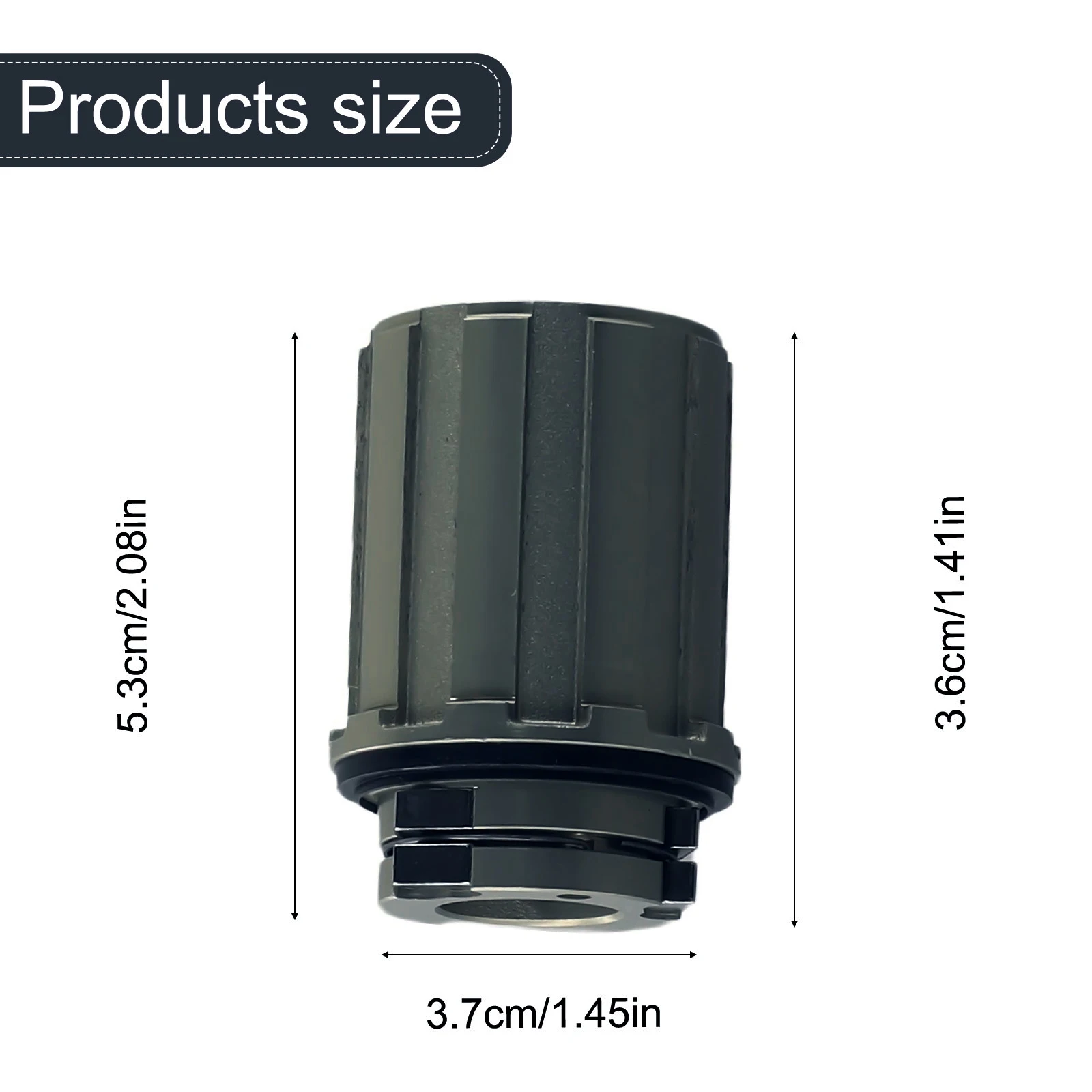 허브 드라이버 바디 래칫 바디, 5.5*4.5*4.5CM AL7075 후크 용수철, 3P 104g/95g, 11 속도 12/15mm 12mm 스루 액슬 1 개