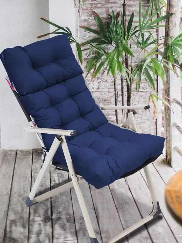 Thickened Foldable Rocking Long Chair Cushion Garden Balcony Lounge Seating  Sofa Tatami Mattress Home Decor - AliExpress