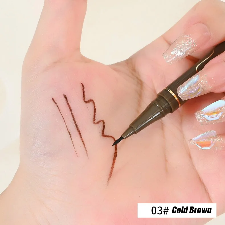 Long-lasting Eyeliner Pen Smooth Durable Slim Quick-drying Slender Eyelashes Eyeliner Pen 4 Colors Waterproof Non-smudge 0.05mm liquid eyeliner,makeup pen,eyeliner pencil,eyeshadow eyeliner,eyeliner paste