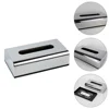 Household Napkin Dispenser Rectangular Paper Box Tissues Organizing Box Tissue Box Holder Desktop Paper Towel Box 4