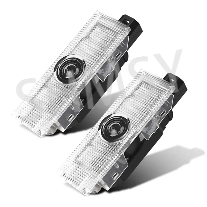 2 Stücke LED Autotür Geisterschatten Höflichter Für Alfa Romeo Giulia 2017 2018 2021 2022 Projektor Emblem Zubehör – Detail 2
