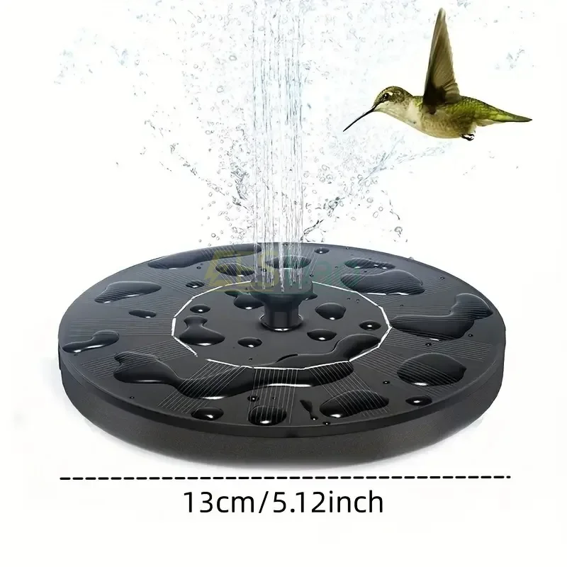 Mini Solar Fountain Pool Pond New Waterfall Fountain Garden Supplies Decoration Outdoor Solar Fountain Bird Bath 1W/1.4W