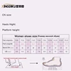 In Summer, Wear Round Toe, Straight Buckles, Casual and Comfortable, Women's Flats, Cut-out Mary Jane Single Shoes,fishnet Shoes 6