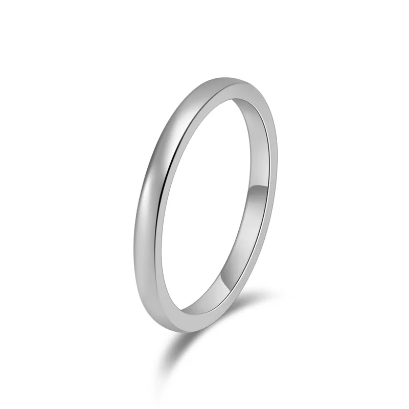 Elegant Tungsten Carbide Wedding Bands with Classic Comfort Fit Dome Design