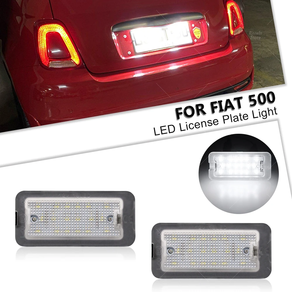 Per Fiat Abarth 500 595 Led Luce Targa Per Fiat Panda 500X Bravo Grande Punto Tipo Argo Lampada Numero Oem #:51800482