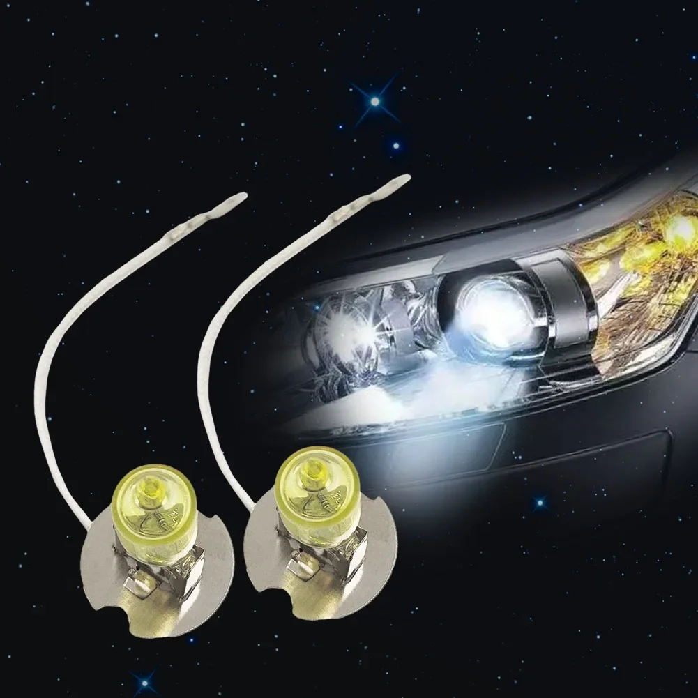 자동차 할로겐 헤드라이트 전구, 자동차 안개등 교체 부품, 운전 전구, 노란색 전구, 자동차 트럭, H3, 55W, 100W, 1PC