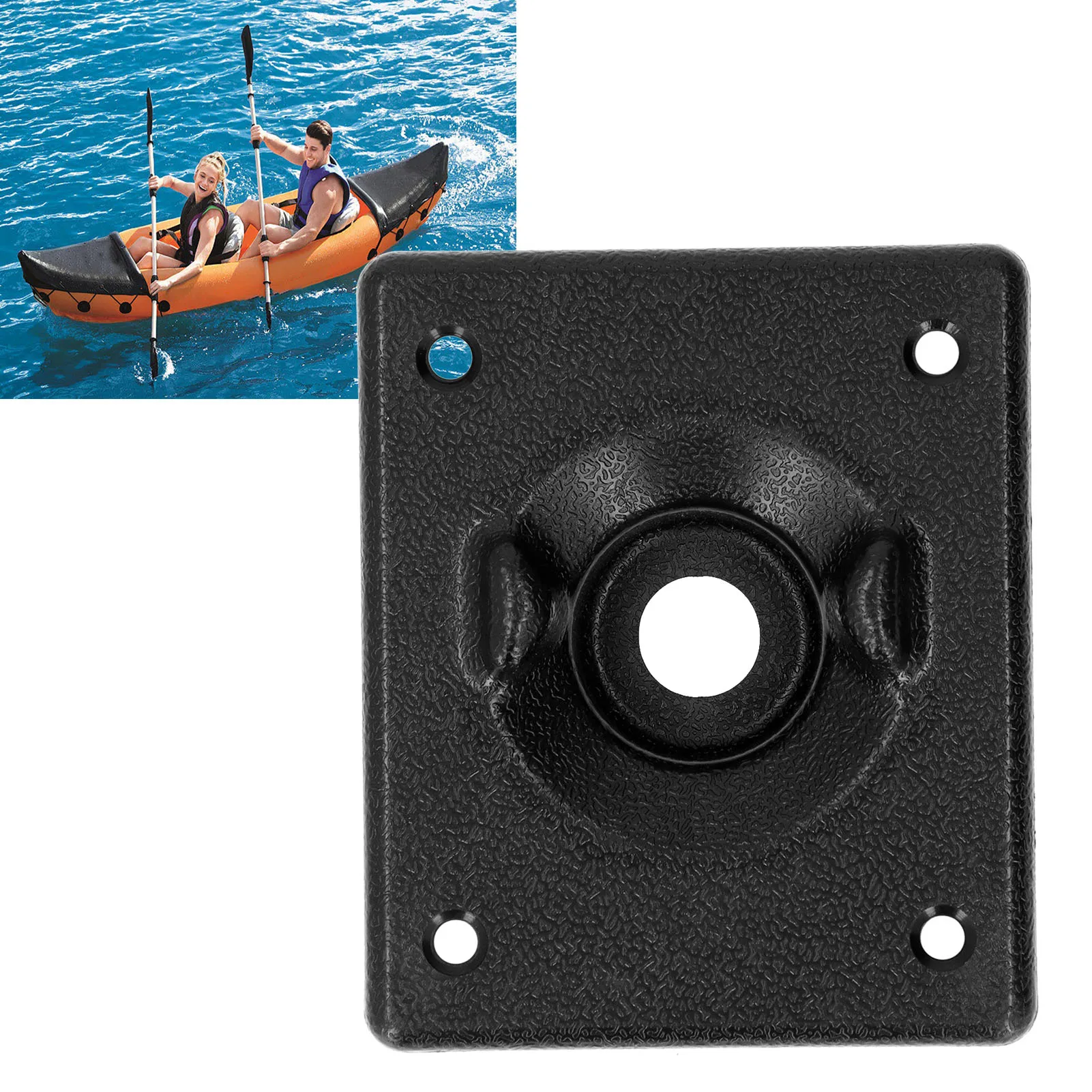 

Rudder Steering Control Handle Base PVC Lightweight Boat Rudder Control Parts Fishing Boat Hardware Accessory For Kayak