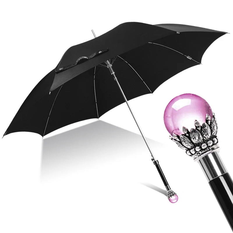 

Modern Designer Long Umbrella Windproof Minimalist Black Wind Resistant Umbrella Long Novelties Guarda Chuvas Folding Umbrella