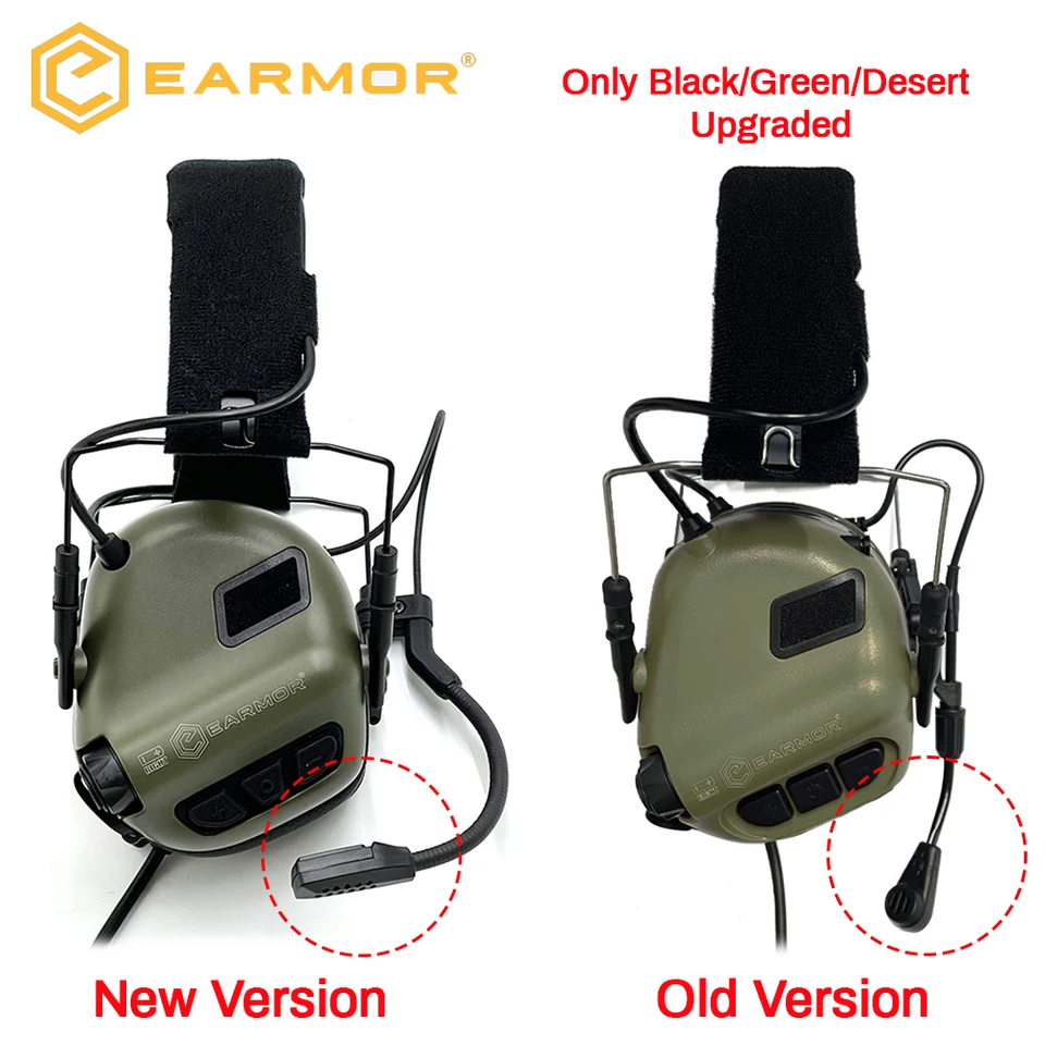EARMOR M32 MOD4 タクティカル ヘッドセット & U94 PTT アダプター