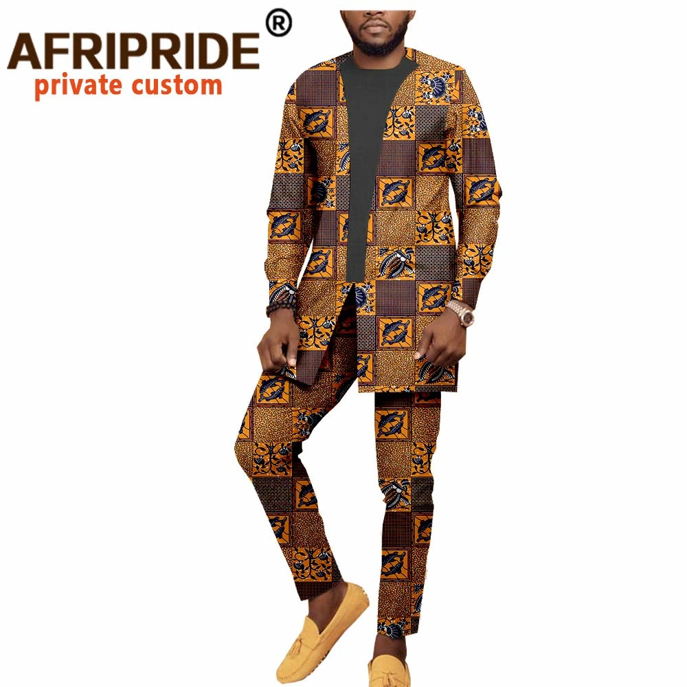Men Casual Tracksuit African Print Clothing Set Dashiki Printed Blouse and  Pants Floral Ourfits Plus Size Wear Outwear A2016035|Men's Sets| -  AliExpress