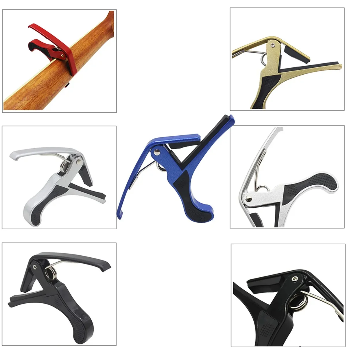 Gitarre Capo Elektrische Akustische Gitarre Hand Greifen Ukulele Tuning Clip Musikinstrument Zubehör für Gitarre Akustische – Detail 20