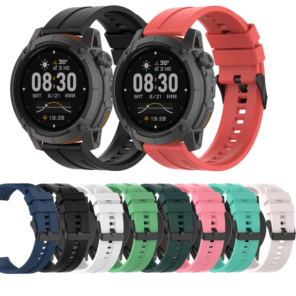 Silicone Sport Wristband Strap, 24mm - Compatible with Garmin Venu X1