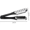 Pro Hairdressing Straightener Nylon Hair Straightening Double Brushes V Shape Comb Clamp Not Hurt Styling Tools DIY Home 6