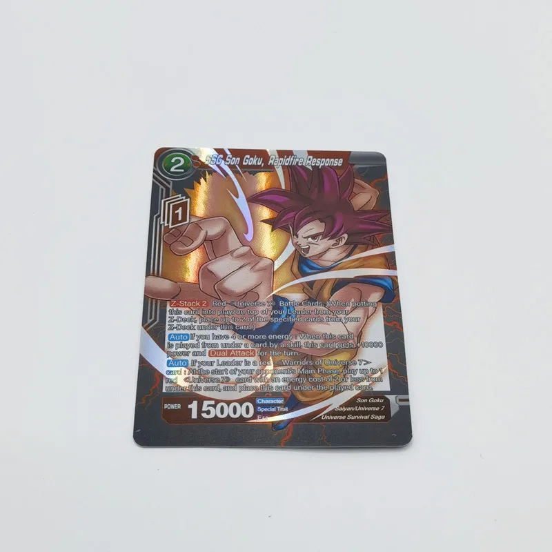 Anime Dragon Ball Super Cards English Saiya Goku Vegeta Shining Card Board Game Toys 50pcs 100pcs