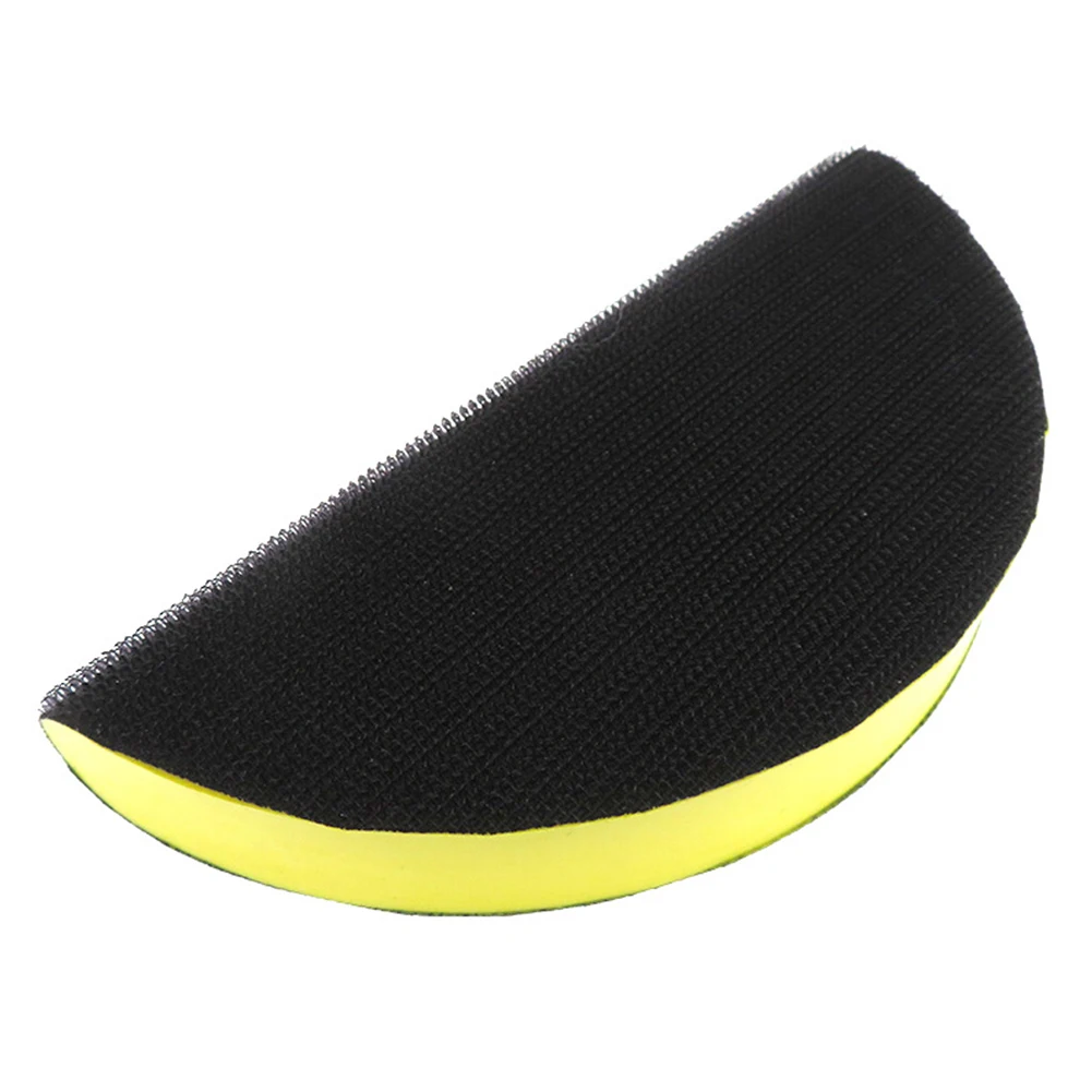 

6 Inch Fan Shaped Foam Hand Sanding Block Hook And Loop Sanding Disc For Woodworking Crafts Polishing Grinding Power Tools Parts