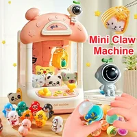 2024 Claw Machine Coin-operated Game Mini Claw Toy  Music Machine Doll Children's Interactive Toy Birthday Gift 1