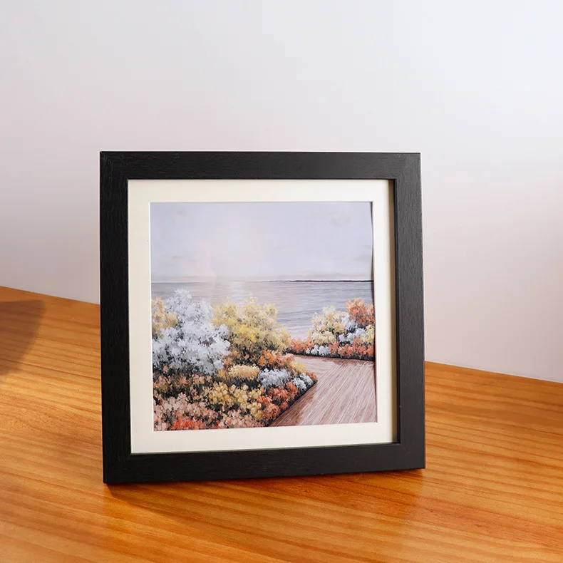 

2379 Liyou Solid Wood Picture Frame Mounted Picture Frame Hanging Wall Table Jigsaw Frame Creative Photo Wall Wood