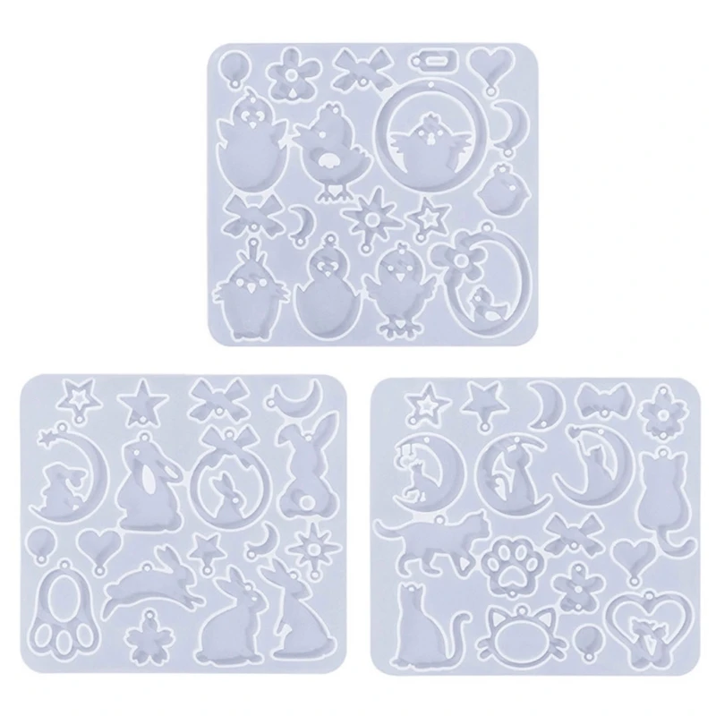 

Animal Resin Mold DIY Crystal Epoxy Resin Molds Jewelry Making for Earring