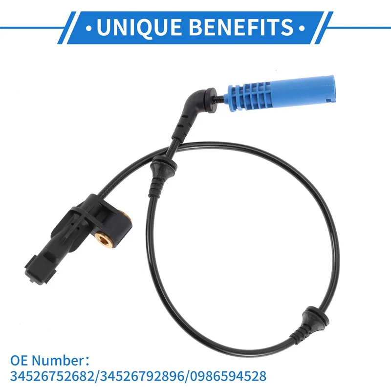 34526792896 34526752682 Front Right ABS Wheel Speed Sensor For 2001-2008  E46 E85 320I 325CI 325I 330CI 330I M3 Z4 Auto Parts