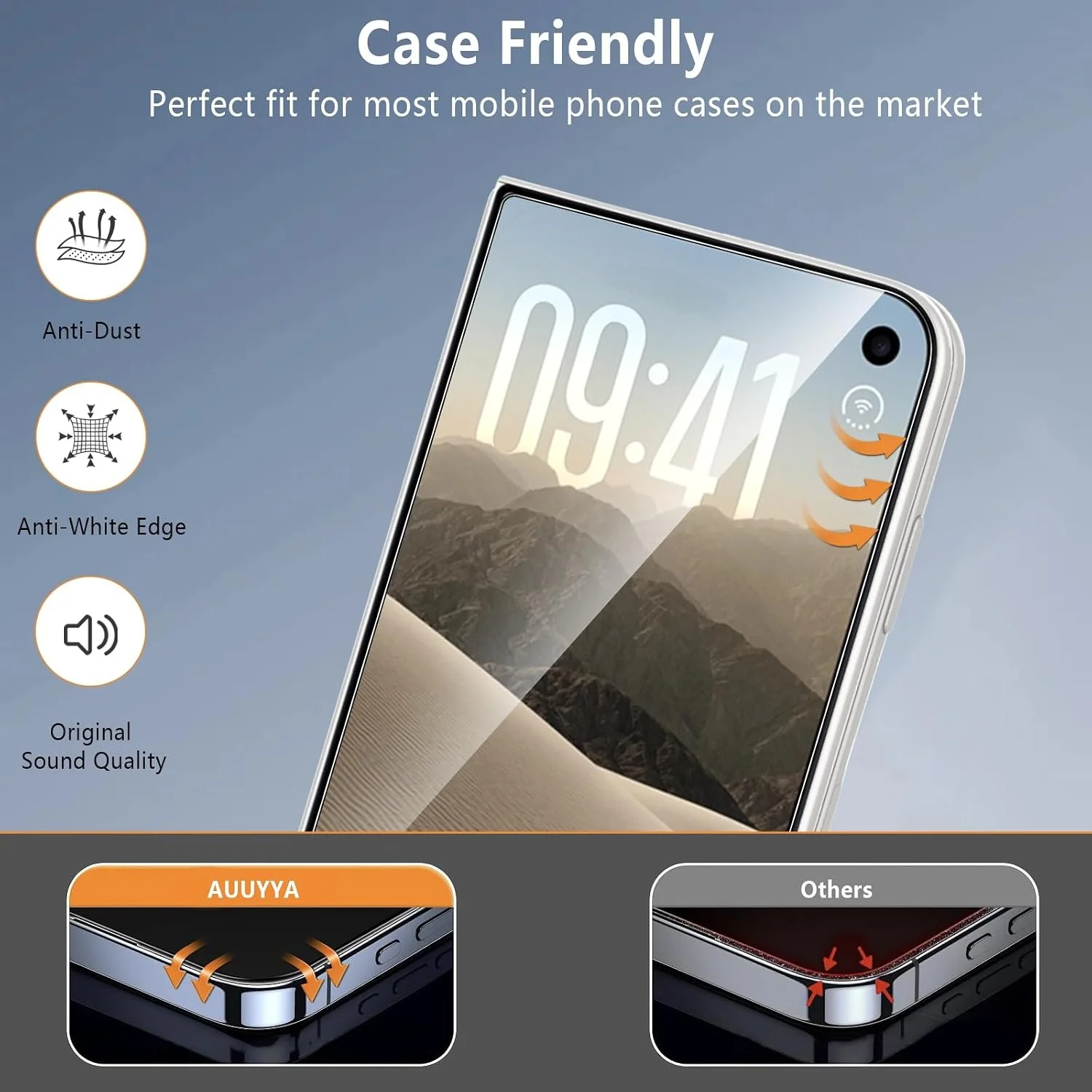 3-Pack Premium Tempered Glass Screen Protectors, 9H Hardness, Bubble-Free, Anti-Scratch Protection