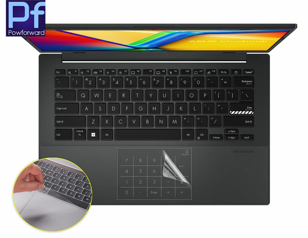 Matte Touchpad Protective film Sticker Protector For Asus Vivobook Go 14 E1404 E1404G E1404F E1404FA Touch Pad