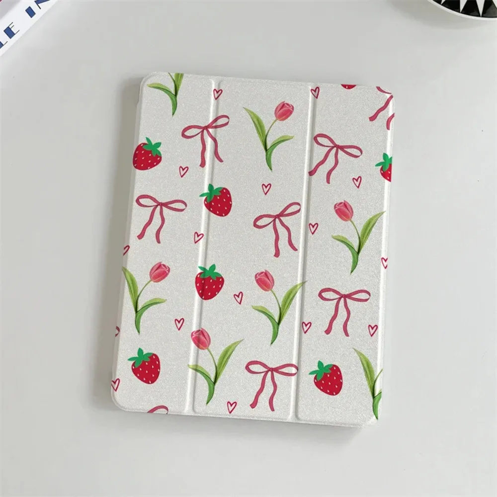 Chic Floral Bow Tablet Case for iPad Pro and Air Series