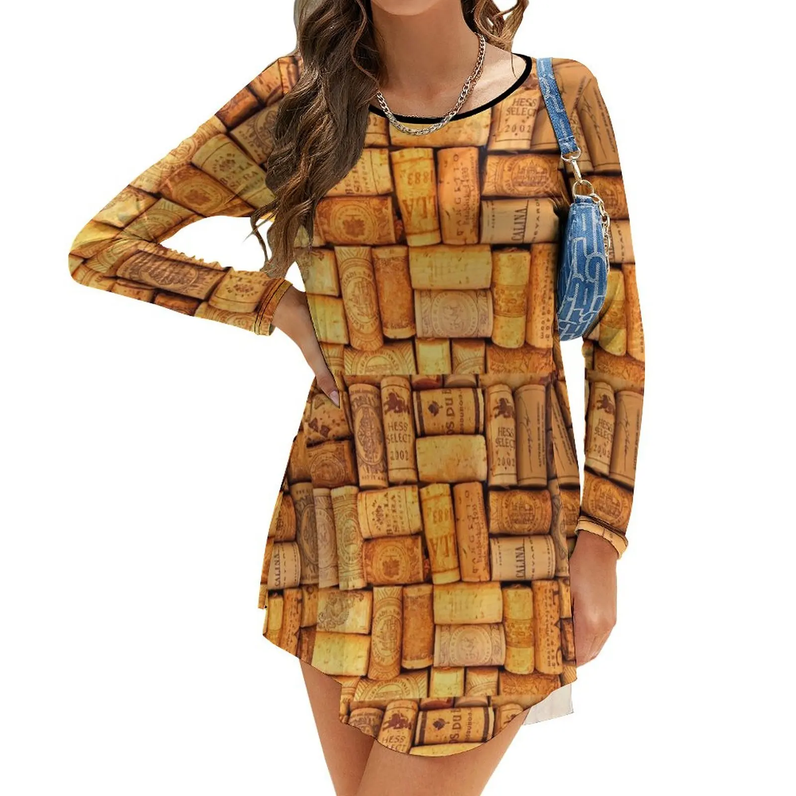 

Wine Cork's Long-Sleeve Dress ladies dresses for special occasion dress beach dress