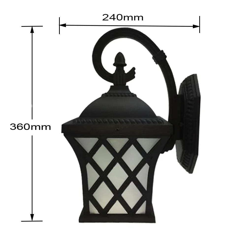 Outdoor waterproof wall lamp, retro porch lamp, minimalist external lighting, decorative villa balcony corridor garden 5