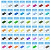 10Pcs MOC Parts 44658 Weapon Dagger / Knife Compatible Bricks 4