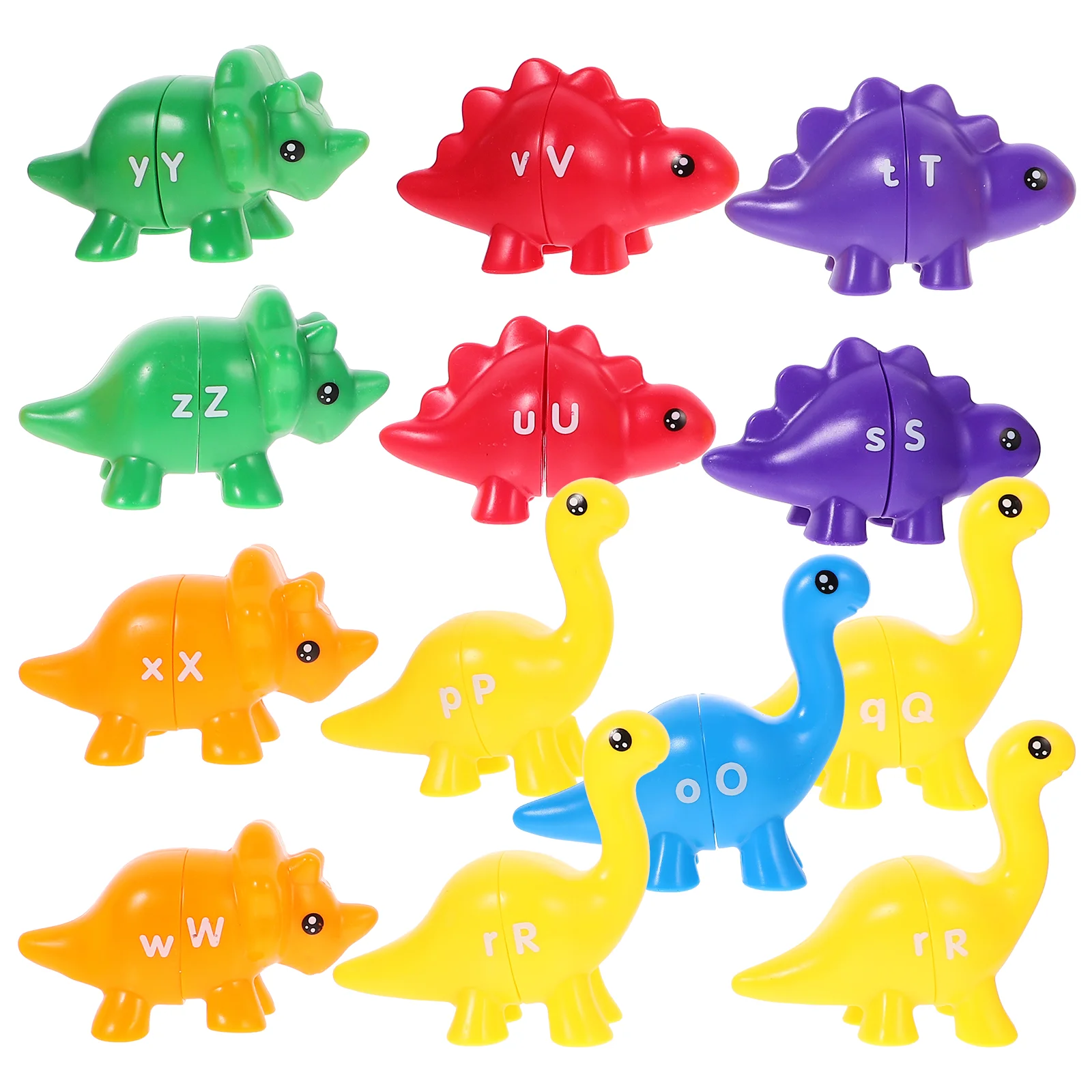

13pcs Cognition Toy Funny Dinosaur Plaything Toddlers Matching Toy Preschool Supply