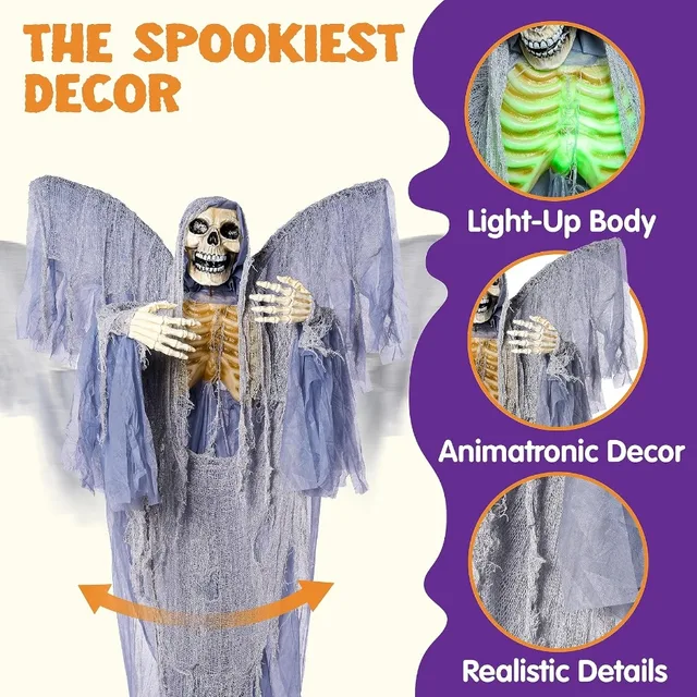 NightTerror 67" Life-Size Halloween Reaper