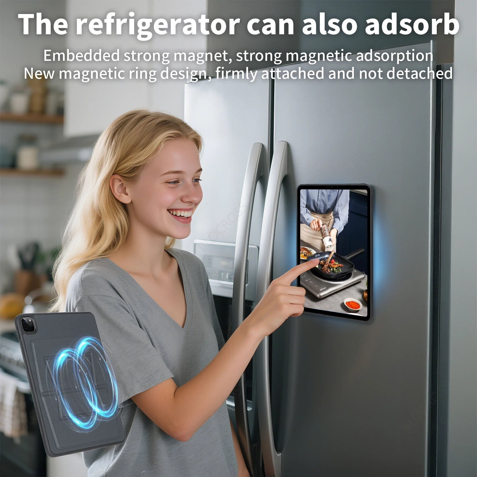 Sleek Magnetic Tablet Case with Stand Feature