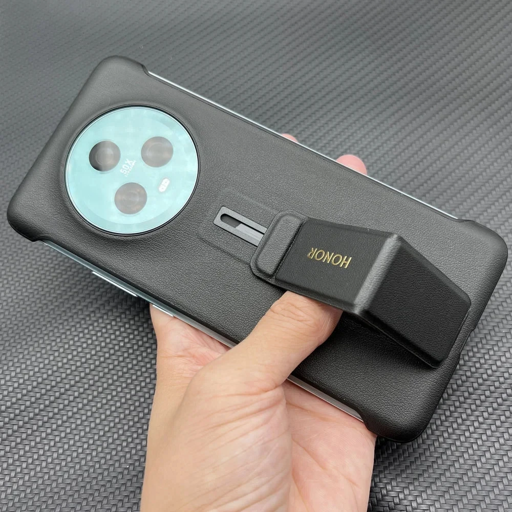 Premium PU Leather Case with Bracket Stand - Ultra-Thin Shockproof Bumper Cover