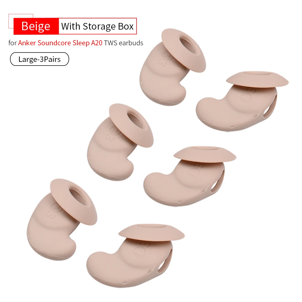 Silicone Ear Tips for Anker Soundcore Sleep A20 True