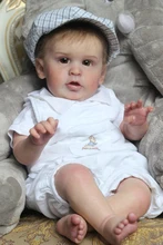 

New Arrive DIY 24 Inch Unpainted 60 CM Silicone Doll Kit Life Like Unfinshed Baby Born Accessories