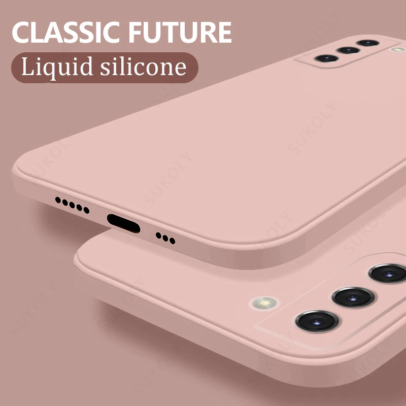 Premium Liquid Silicone Soft Phone Case - Durable TPU Protective Cover