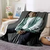 3D-CHECO PEREZ FOR THE Pattern Throw Blanket Star Art Flannel Thin Blanket Portable Home Travel Office Lunch Break Blanket 5